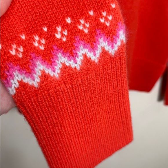 BODEN CASHMERE FAIR ISLE SWEATER US 4 - Picture 3 of 7